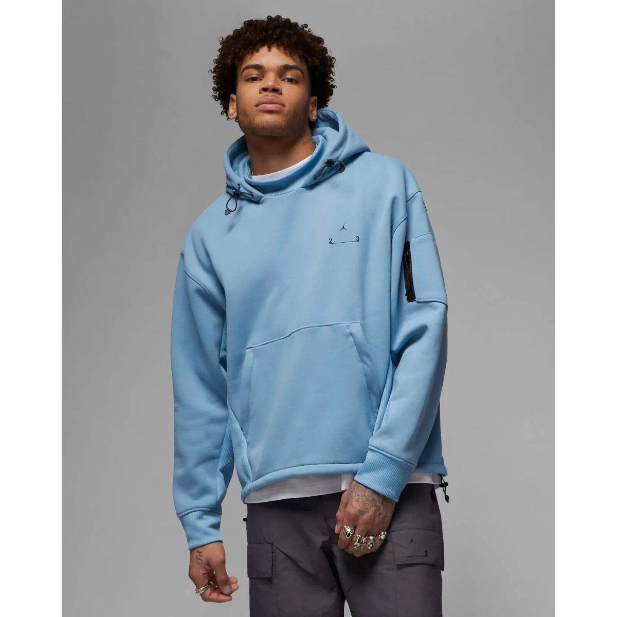 Nike Air Jordan 23 Engineered Fleece Hoodie Carolina Blue DV7681-427 XL