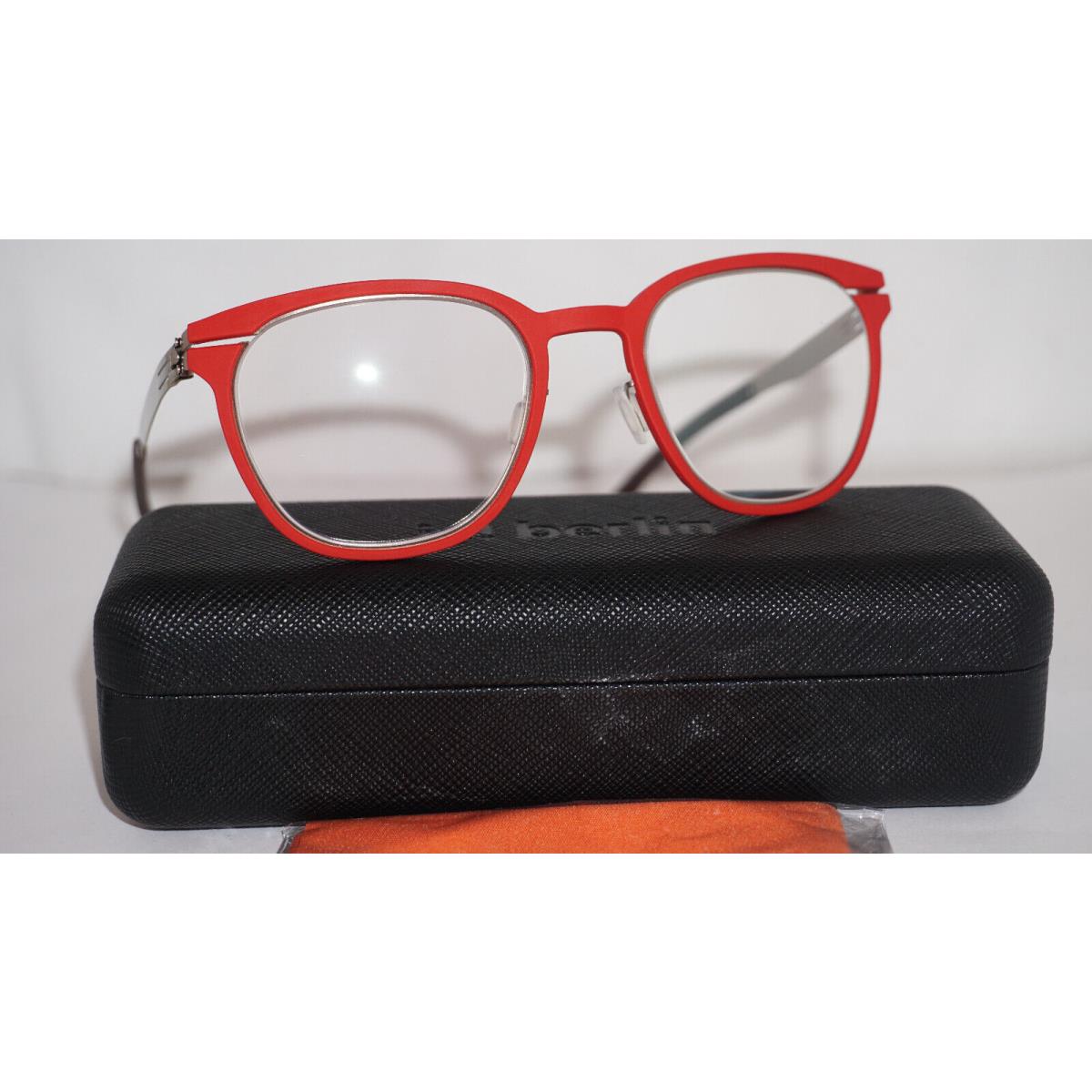 IC Berlin Eyeglasses Westside Bronze Rosso Nougat 49 20 145