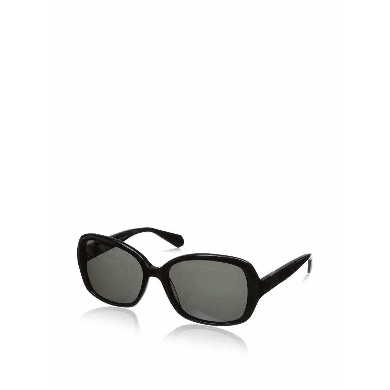 Balmain BL2038 02 Elegant Acetate Logo Black Blue Sunglasses