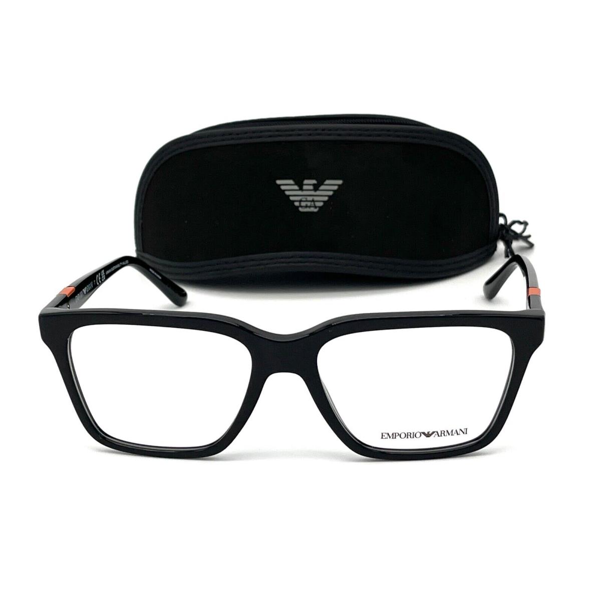 Emporio Armani EA3194 5875 Shiny Black / Demo Lens 56mm Eyeglasses