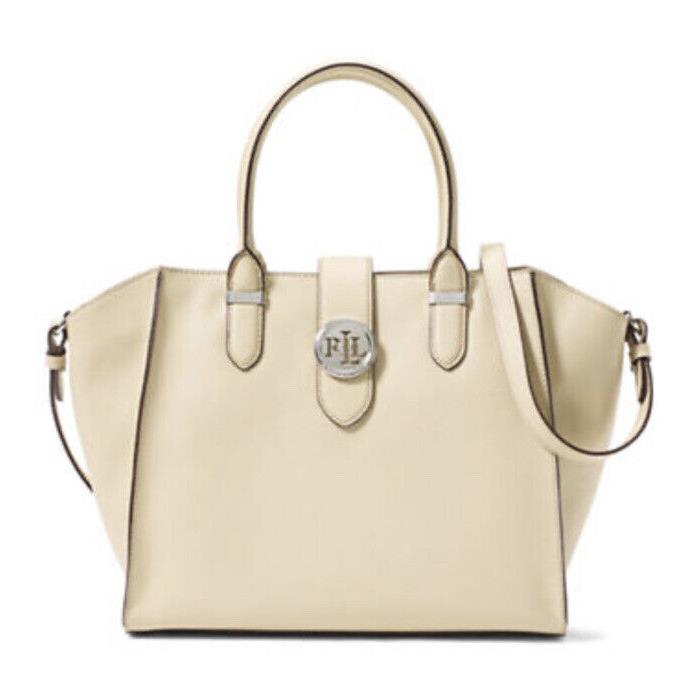 Lauren Ralph Lauren Charleston Shopper Tan Leather Handbag Women s Bag