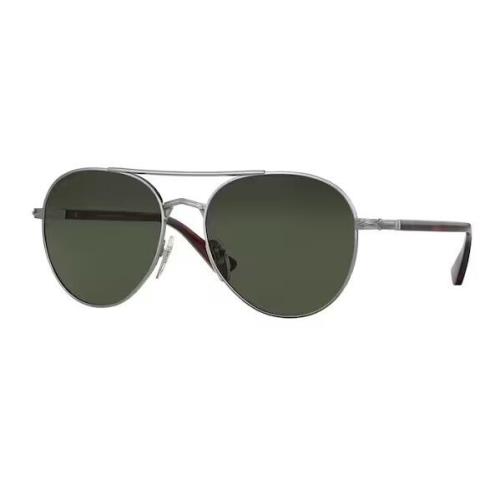 Persol PO2477S 514 31 Round Gunmetal Green 57 mm Men`s Sunglasses