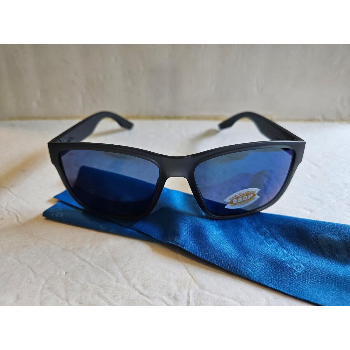 Costa Del Mar Paunch 06S9049 Matt Smoke Blue Mirror 580P Sunglasses