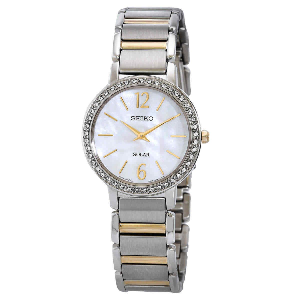 Seiko Classic Lady Eco-drive Mop Dial Ladies Watch SUP469P1