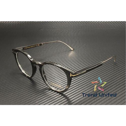 Tom Ford FT5885 P 063 Horn Black Horn 48 mm Men`s Eyeglasses