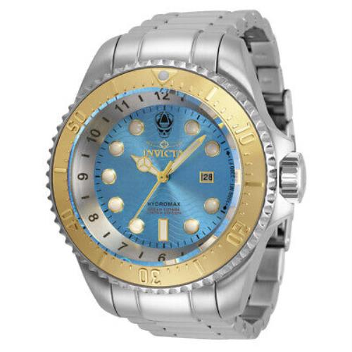 Invicta Hydromax Quartz Light Blue Dial Men`s Watch 35145