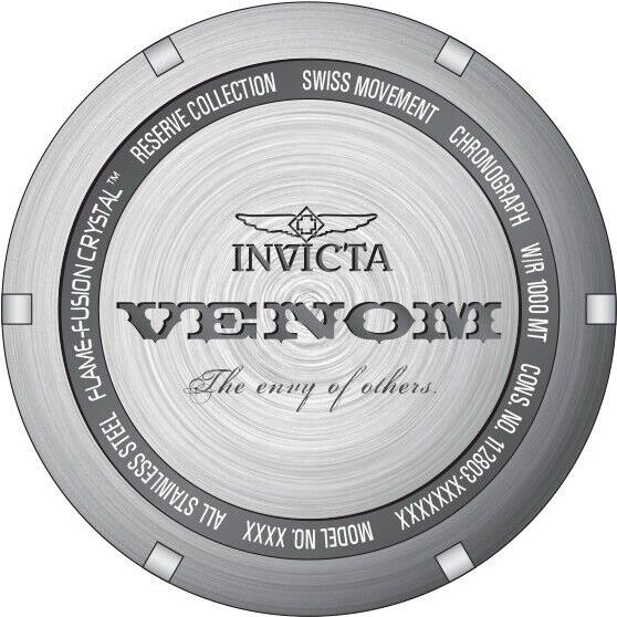 Invicta watch Venom - Black Dial, Black Band, Black Bezel 1