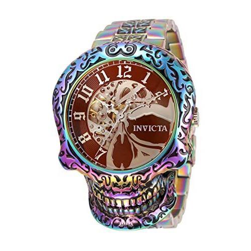 Invicta Men`s 35110 Artist Automatic 3 Hand Black Silver Dial Watch