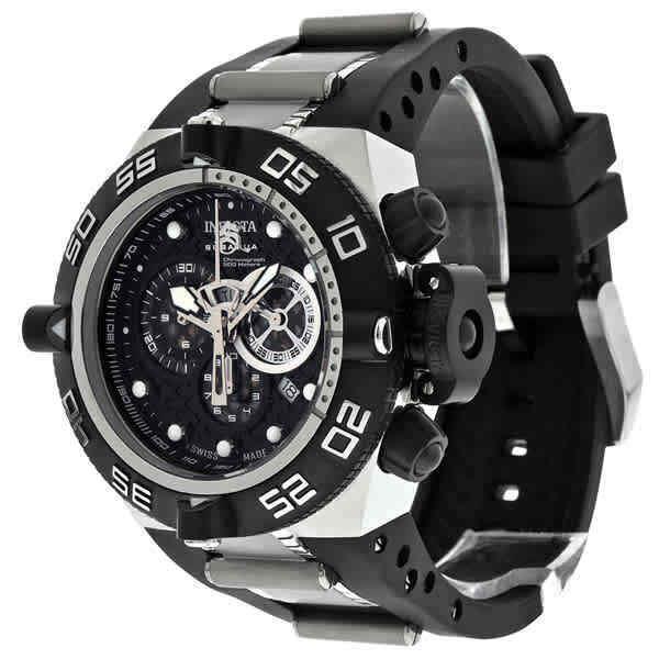 Invicta Subaqua Noma IV Black Dial Chronograph Stainless Steel Men`s Watch 6564