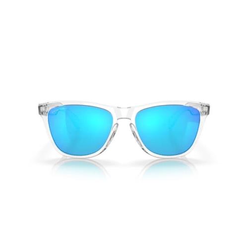 Oakley Sunglasses Frogskins OO9013 9013D0 Crystal Clear 55mm - Frame: Clear, Lens: Blue