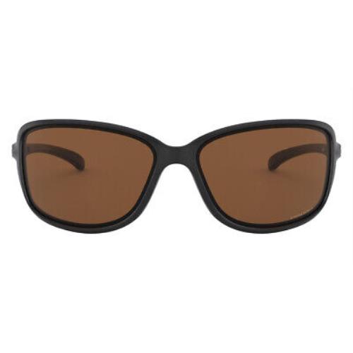 Oakley OO9301 Sunglasses Women Black Rectangle 61mm