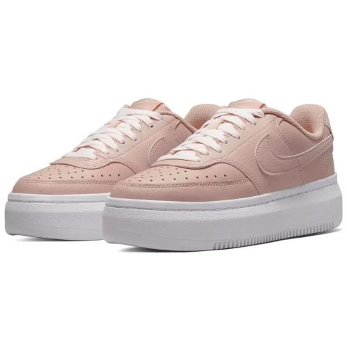 Nike Court Vision Alta Platform Shoes Women`s Size 9 Pink DM0113 600 - Pink