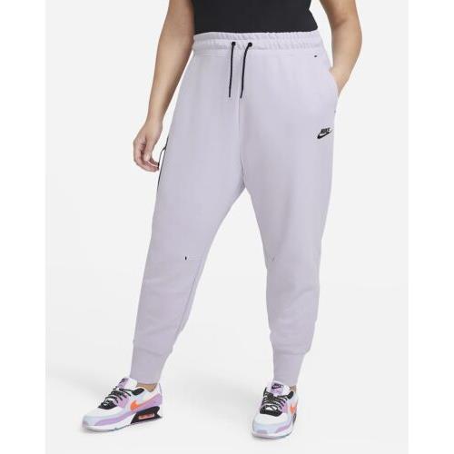 Nike Sportswear Tech Fleece Womens Pants Infinite Lilac/black DA2043-578 Size 2X