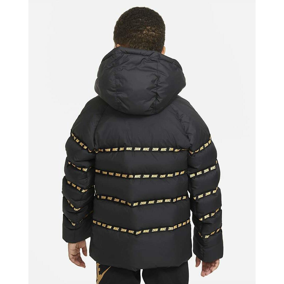 Nike Sportswear Big Boys Size L Black Full-zip Down Fill Jacket CU9154-013