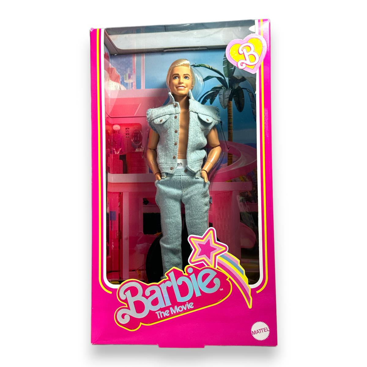 Mattel Barbie The Movie Ken Doll Wearing All-denim Matching Set - Doll Hair: , Doll Eye: Blue