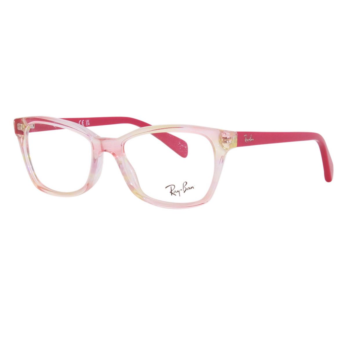 Ray Ban Kids Eyeglasses RB 1591 3806 Fuxia Striped Junior Frame 46-16-130