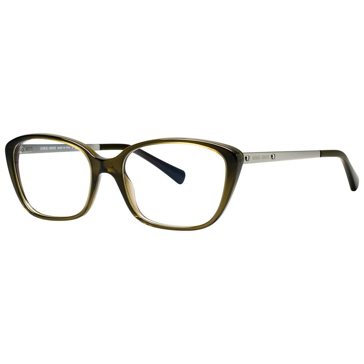 Giorgio Armani AR7012 5030 Olive Green Cat Eye Eyeglasses Frame 54-17-140