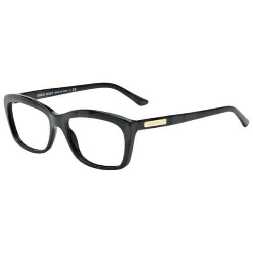 Giorgio Armani AR7032 5017 Black Bold Cat Eye Plastic Eyeglasses Frame 53-17-140