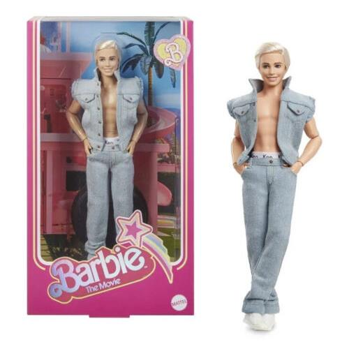 Barbie The Movie Collectible Ken Doll Wearing All-denim Matching Set