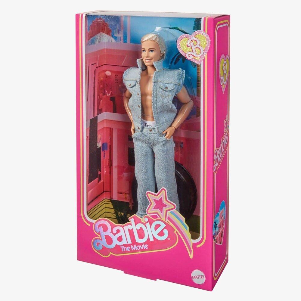 Ken Doll Wearing Denim Matching Set Barbie The Movie Barbie Signature HRF27 Nrfb