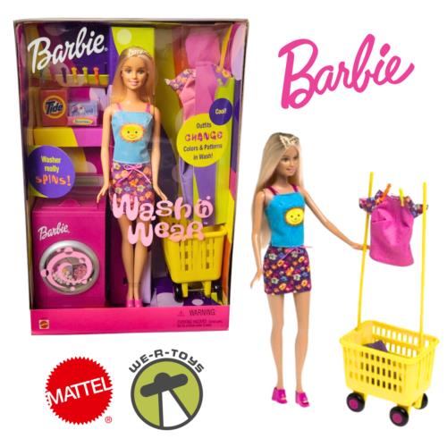 Wash `n Wear Barbie Doll with Color Change Outfits 2000 Mattel 29027