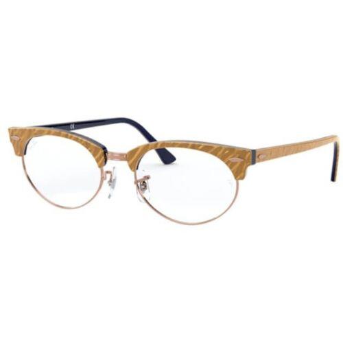 Ray-ban Unisex Eyeglasses Beige Plastic Full-rim Frame Ray Ban 0RX3946V 8051