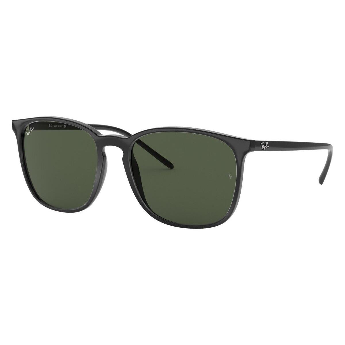 Ray-ban 0RB4387 Sunglasses Unisex Black Square 56mm | 8053672986587 ...