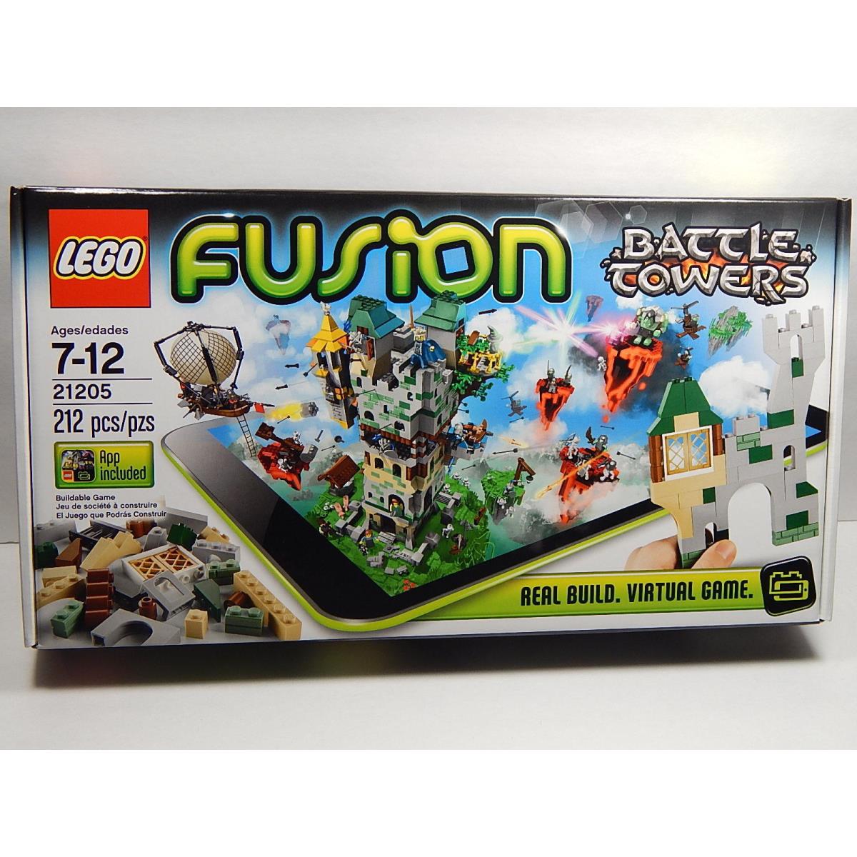 Lego Fusion Set 21205 Battle Towers 212 Pieces