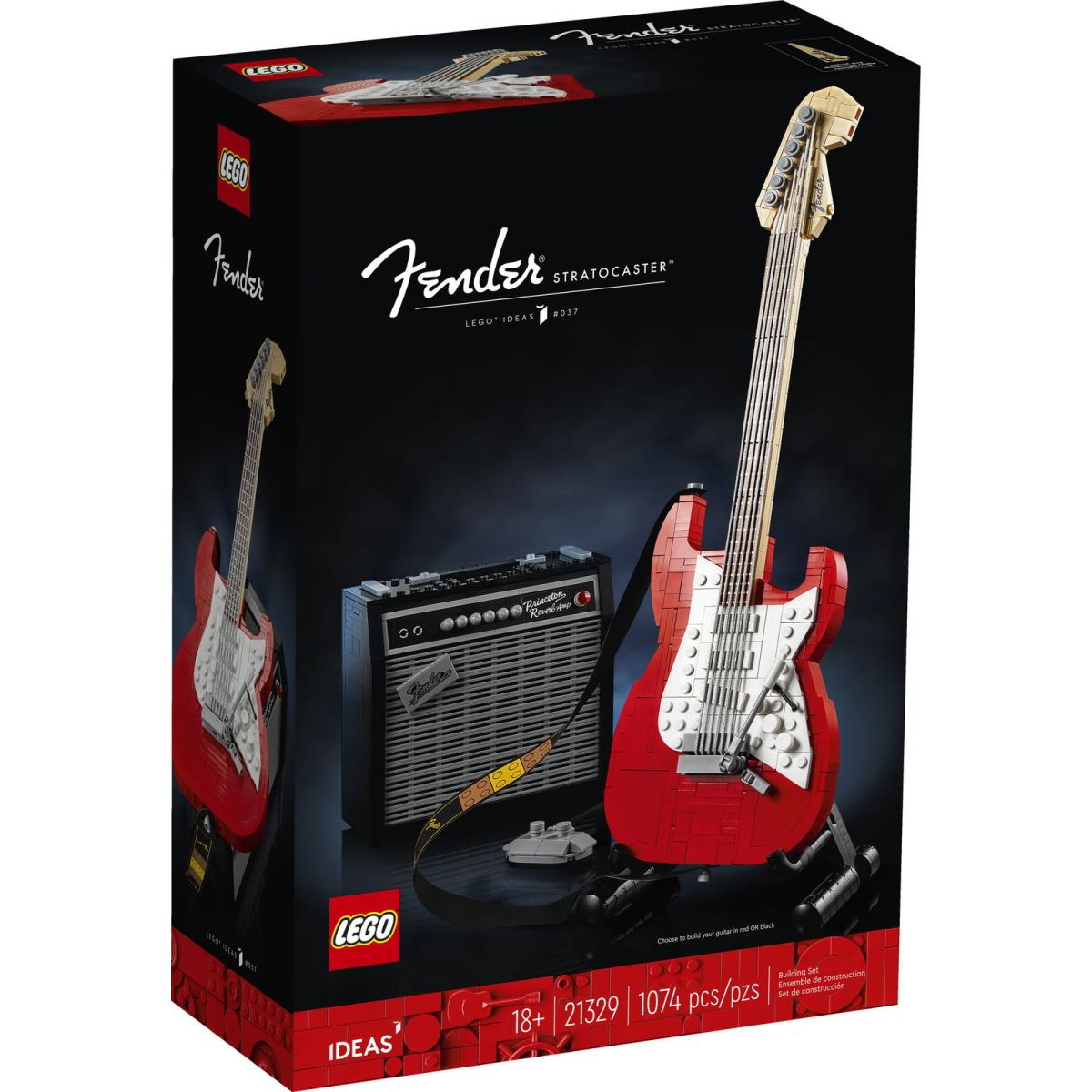 Ideas Fender Stratocaster 21329 Diy Guitar Model Building Set