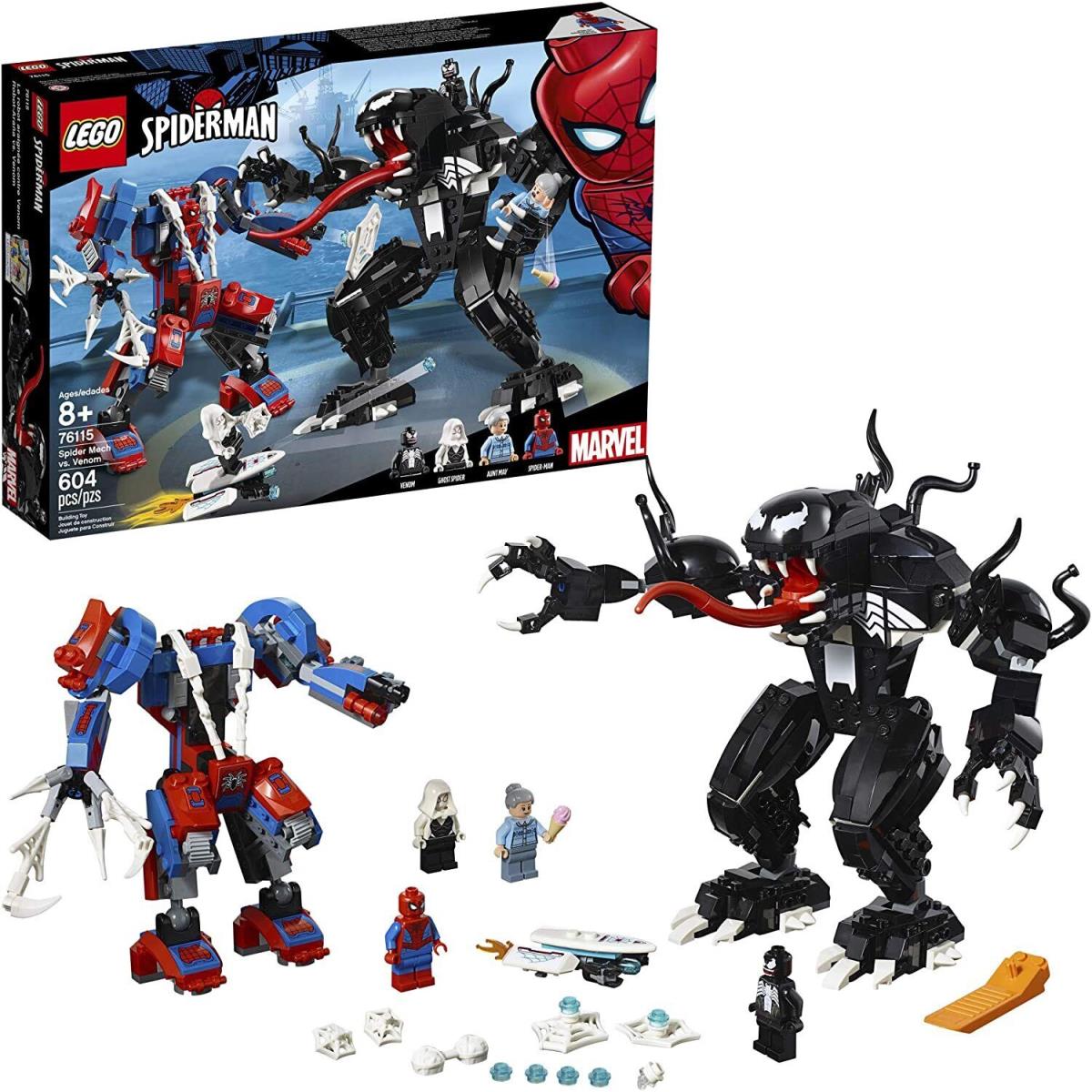 Lego Marvel Super Heroes Spider Mech Vs. Venom 76115 Retired
