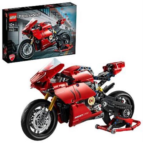 Lego 42107 Technic Ducati Panigale V4 R Motorbike Collectible Superbike Display