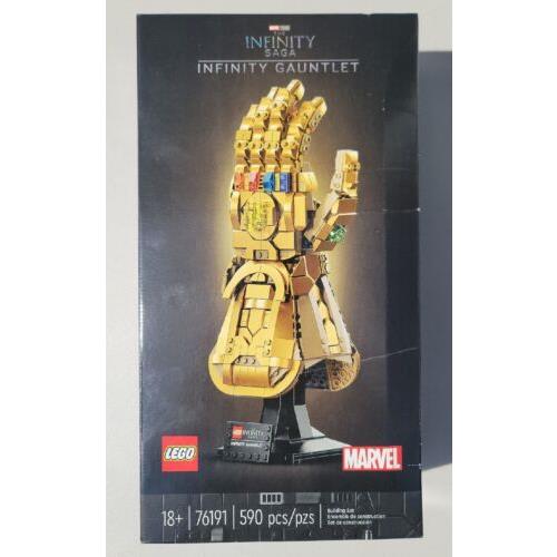 Lego Marvel Studios 76191 The Infinity Saga Infinity Gauntlet Set Thanos