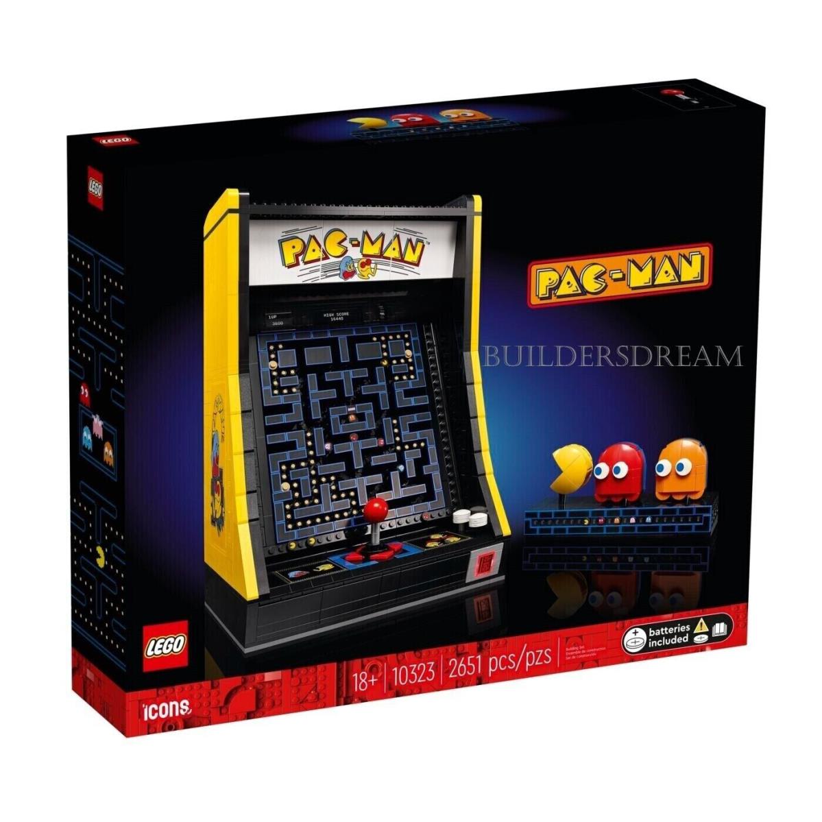 Lego 10323 Pac-man Arcade Ship in Extra Box IN Stock