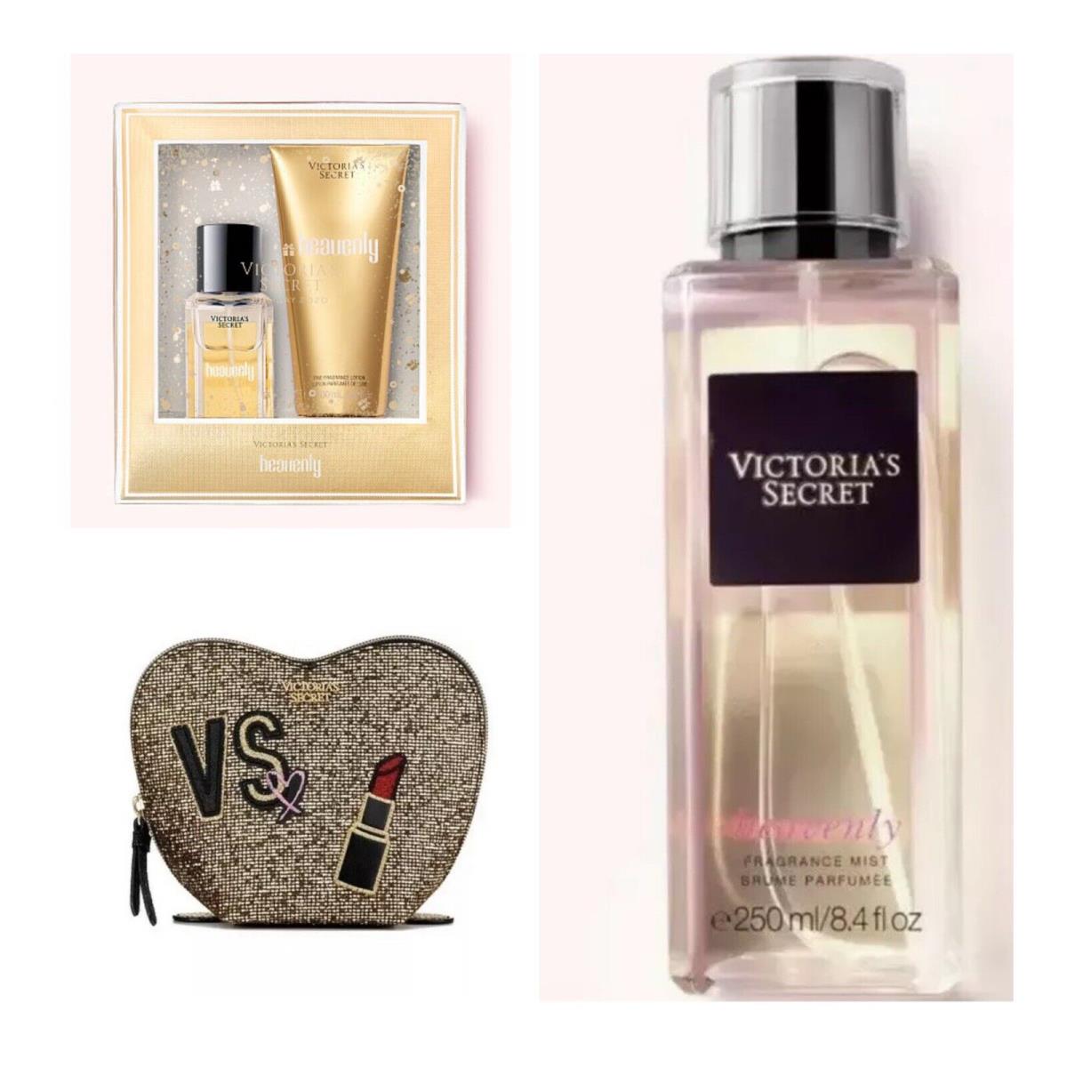 Victoria`s Secret Heavenly Fine Fragrance Duo Gift Set /fragrance Mist /vs Bag