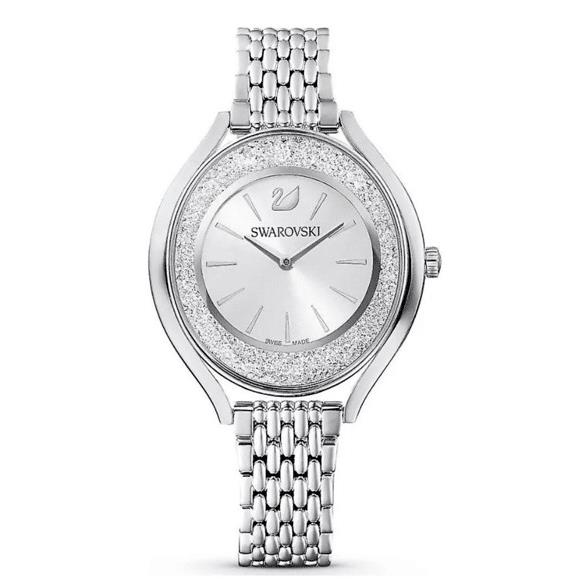 Swarovski 5519462 Crystalline Aura Quartz Oval Stainless Steel Women`s Watch