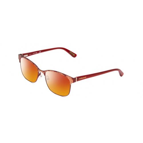 Guess by Marciano GM0318 Lady Polarized Sunglasses Snake Skin Red 52mm 4 Options Red Mirror Polar