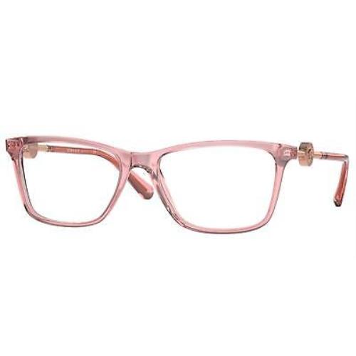 Versace Eyeglasses VE3299B 5322 53mm Transparent Pink / Demo Lens