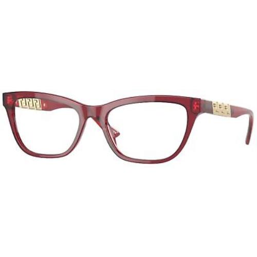 Versace Sunglasses VE3318 388 54mm Transparent Red / Demo Lens