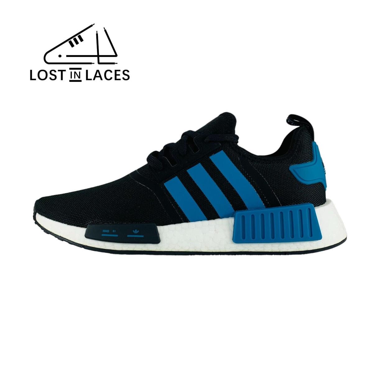 Adidas NMD_R1 Black Active Teal Lifestyle Sneakers Shoes Men`s Sizes
