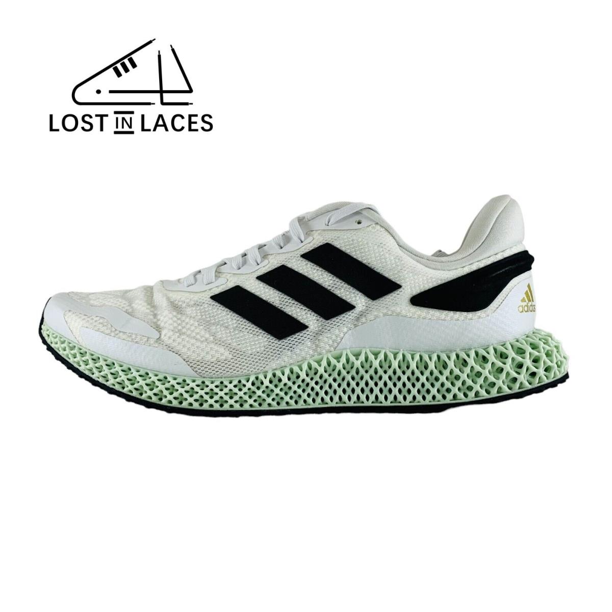 Adidas 4D Runner 1.0 White Black Sneakers Running Shoes EG6264 Men`s Sizes - White