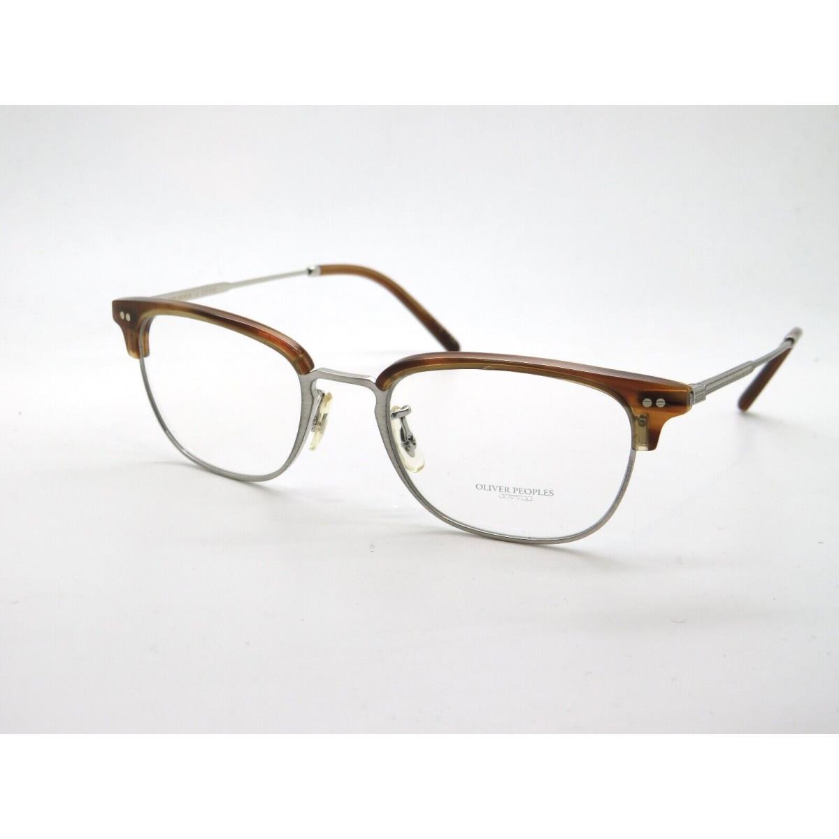 Oliver Peoples Kesten OV5458 1011 Brushed Silver/raintree 49mm Eyeglasses