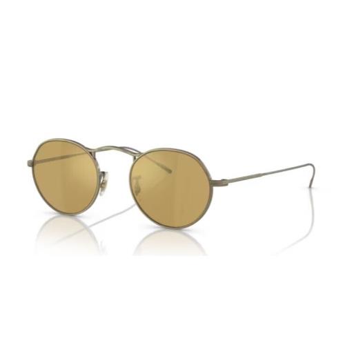 Oliver Peoples 0OV1220S M-4 30th 5039W4 Antique Gold/amber Gold Men`s Sunglasses