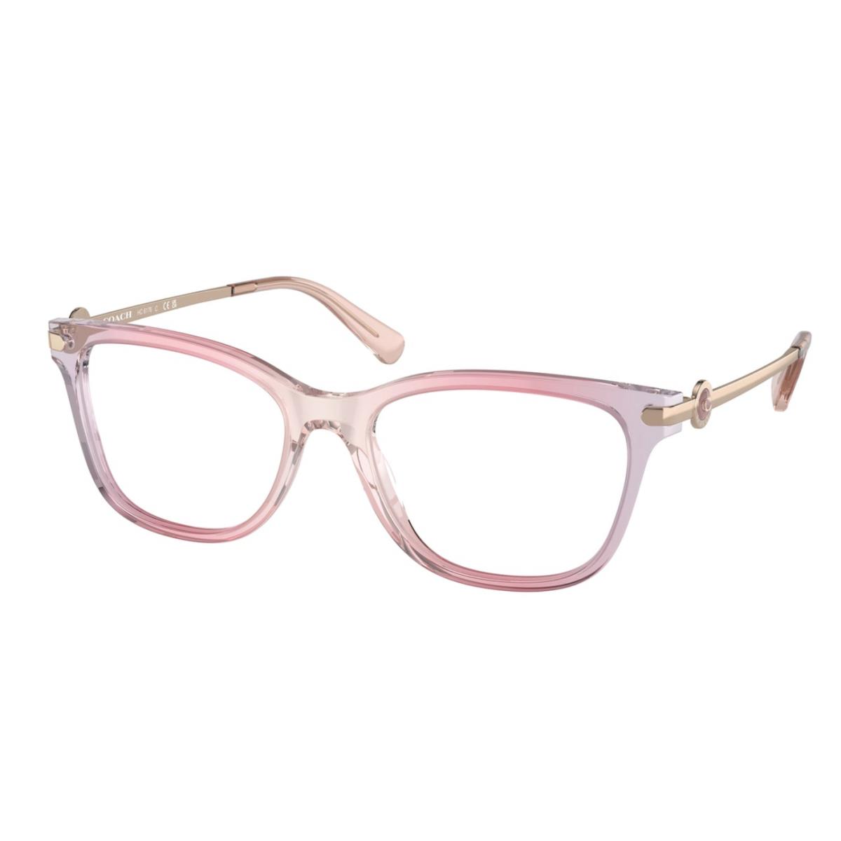 Coach Womens Eyeglasses HC 6176 5641 Violet Gradient Optical Frame 53-17-140