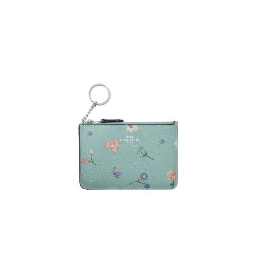 Coach Key Pouch with Mystical Floral Print