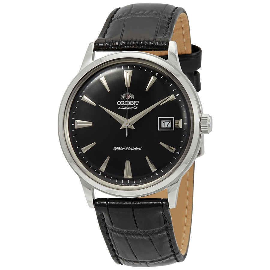 Orient 2nd Generation Bambino Automatic Black Dial Men`s Watch FAC00004B0 - Dial: Black, Band: Black, Bezel: Silver-tone