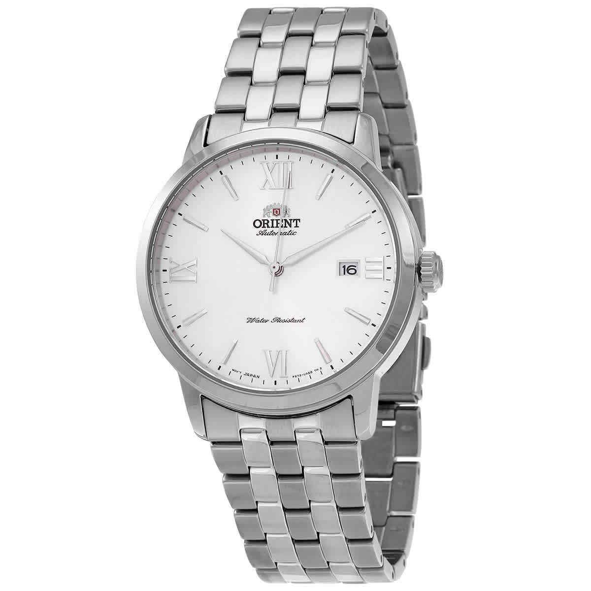 Orient Contemporary Automatic White Dial Men`s Watch RA-AC0F10S10B