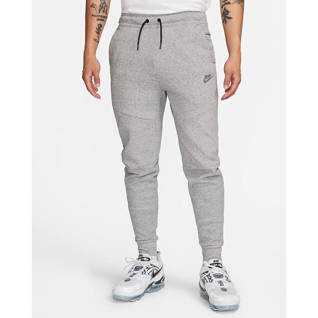 Nike Sportswear Tech Fleece Grey Jogger Pants DR9162-010 Men`s Size S - Xxl