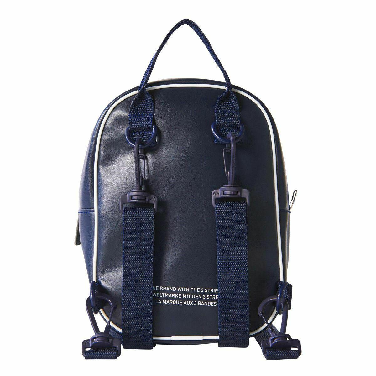 BQ8099 Mens Adidas Originals Mini Classic x Vintage Backpack Legend Ink Fash Brands