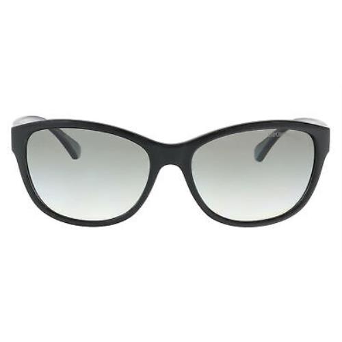 Emporio Armani EA4080 50178E Black Oval Sunglasses