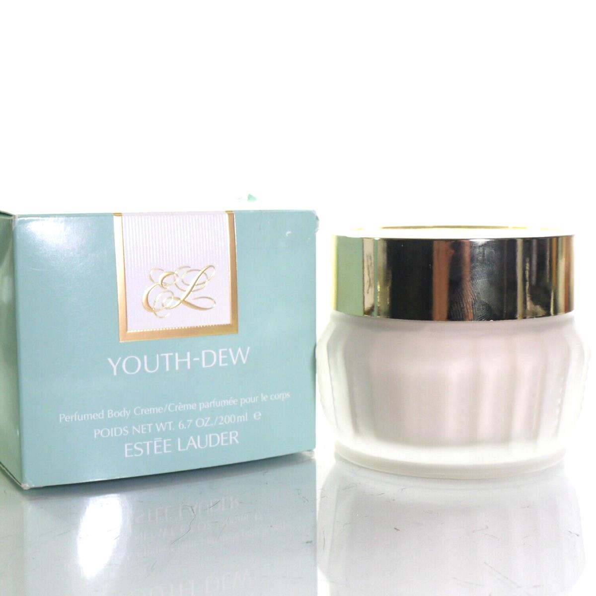 Estee Lauder Youth-dew Perfumed Body Cream 6.7OZ Glass Jar